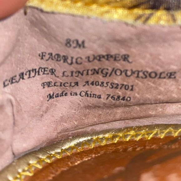 Sam Edelman Felicia Yellow Floral Flats Womens 8 - Picture 4 of 4